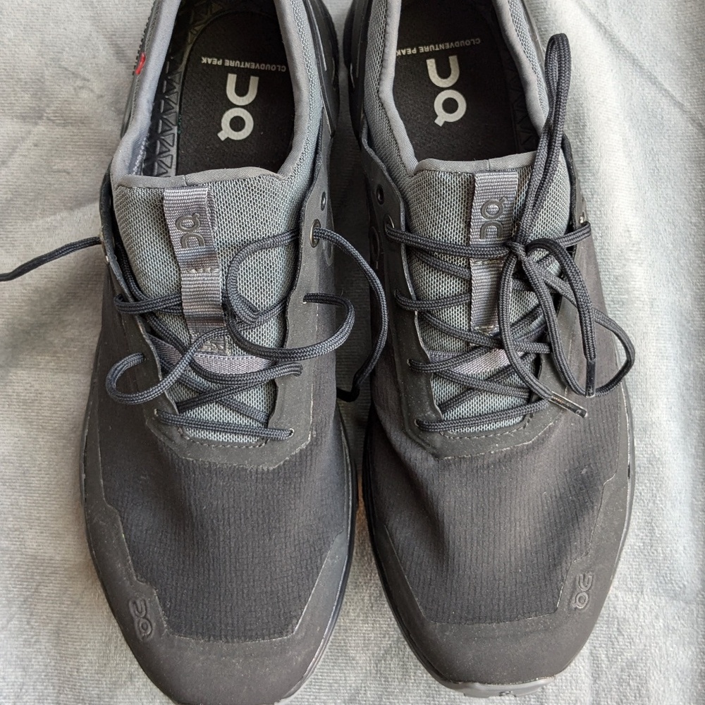On Cloud Claud-venture Peak Mission Grip Performance Shoes Black Size 9
